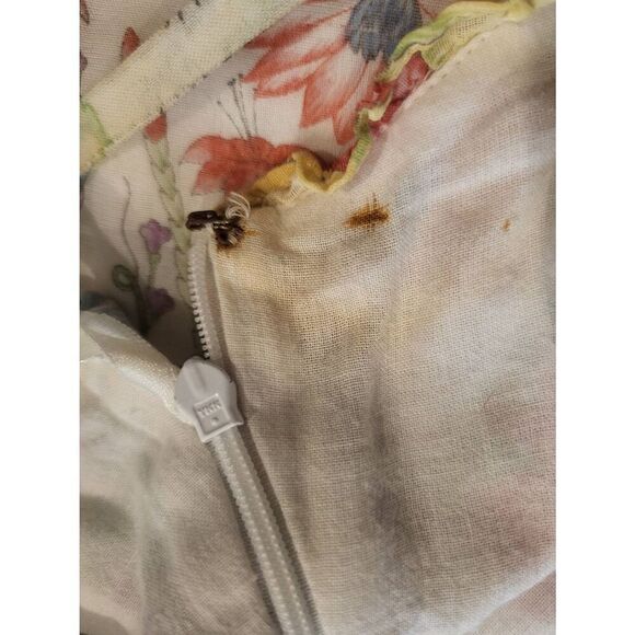 Anthropologie Deletta Dress Women's 2 Multicolor Floral Bird of Paradise Maxi - Picture 7 of 7